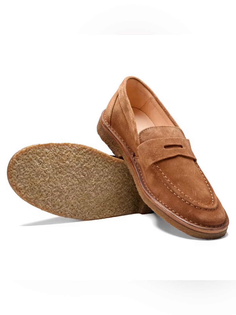 Astorflex Fastflex Men's Loafers in Tobacco Suede Classic Slip-On - 13
